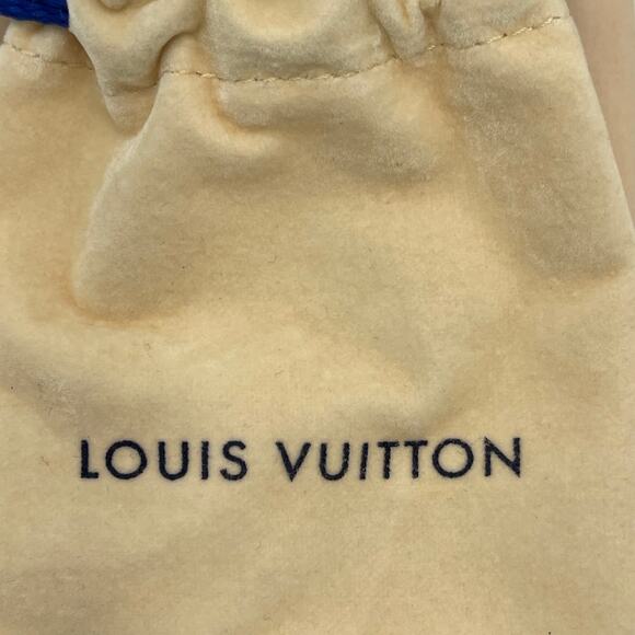 Louis Vuitton Orange Slide Jewelry Gift Box with Pouch And Ribbon 4"x4"x2" - Picture 5 of 5